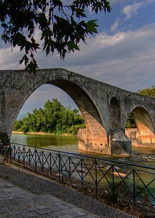 Town of Arta in epirus Greece